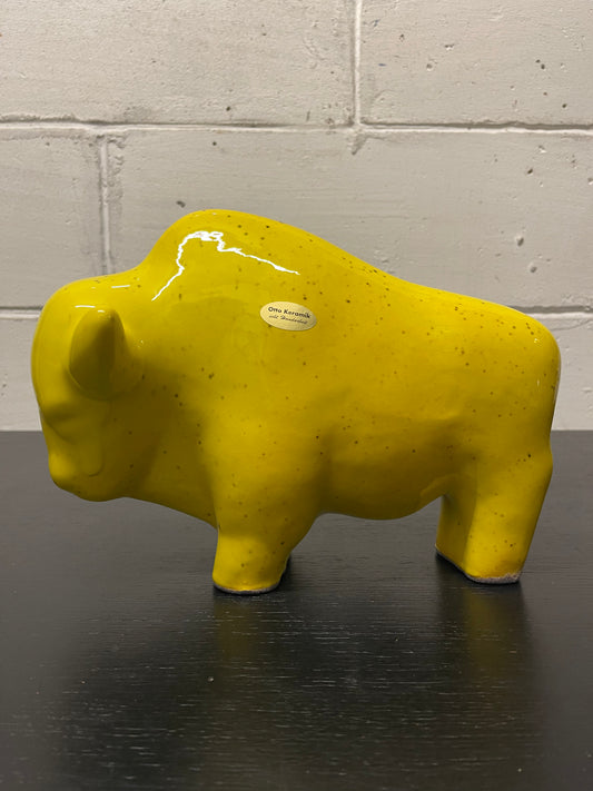 Otto Keramik Ceramic Bull West German Pottery Fat Lava