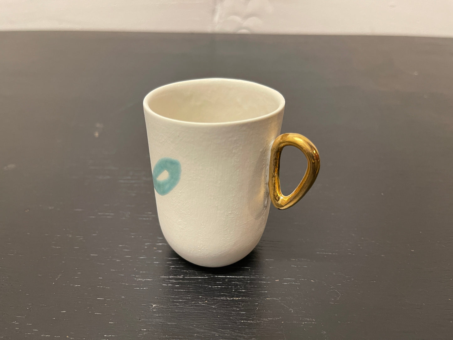 Hand Made Turkish Coffee / Espresso Cups By Renowned Design Ceramicist Saliha Kartal