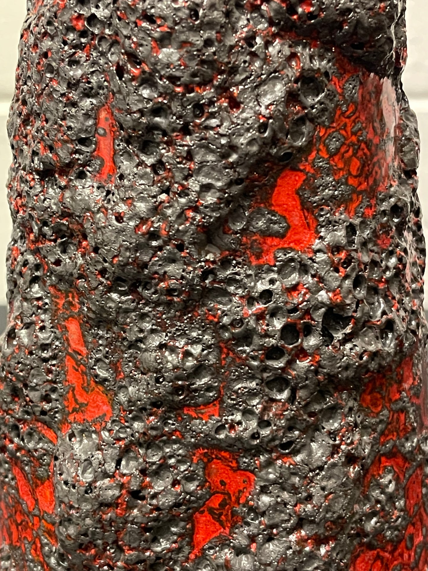 Otto Keramik Ceramic Fat Lava Vase West German Pottery