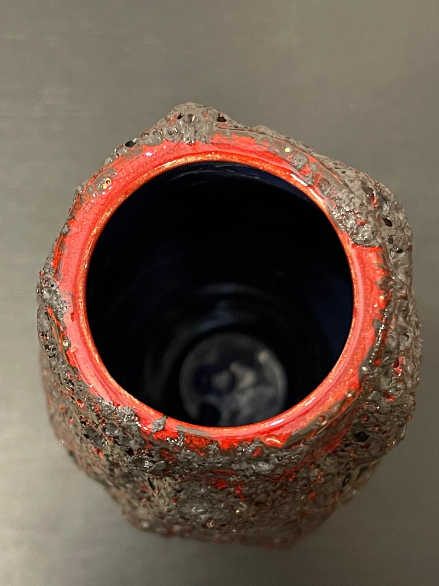 Otto Keramik Ceramic Fat Lava Vase West German Pottery