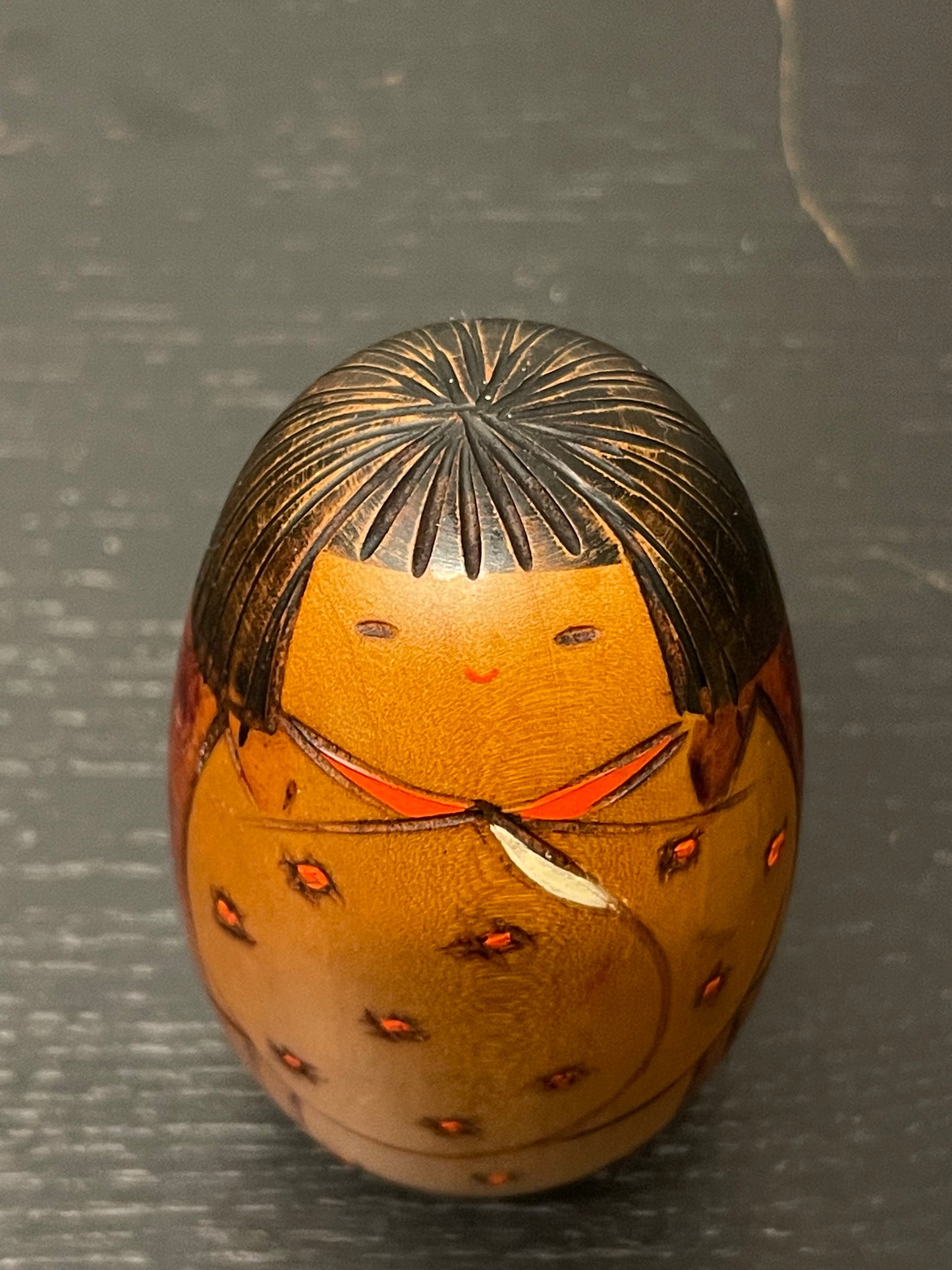 Vintage Sosaku Japanese Kokeshi Doll By Usaburo