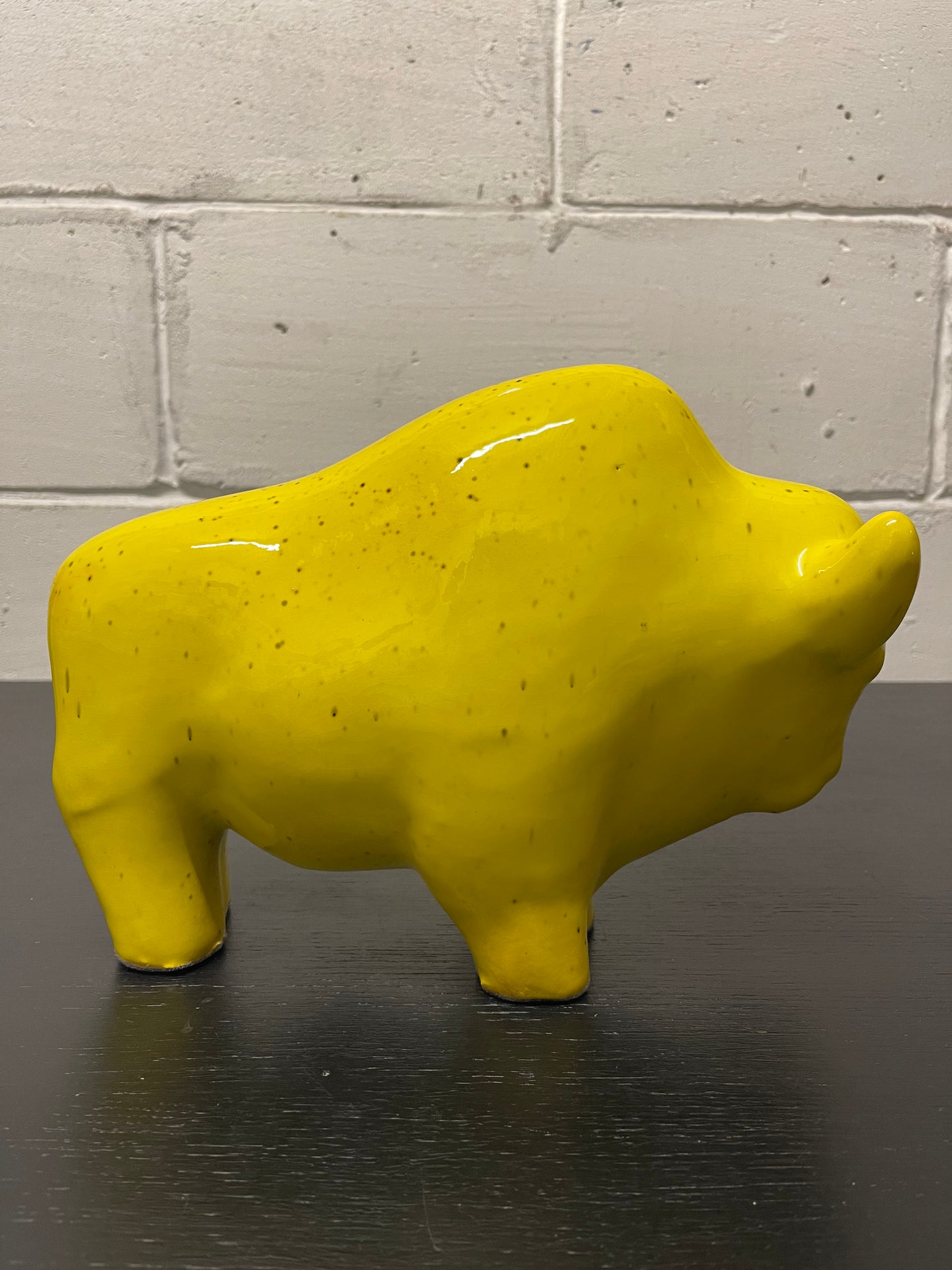 Otto Keramik Ceramic Bull West German Pottery Fat Lava