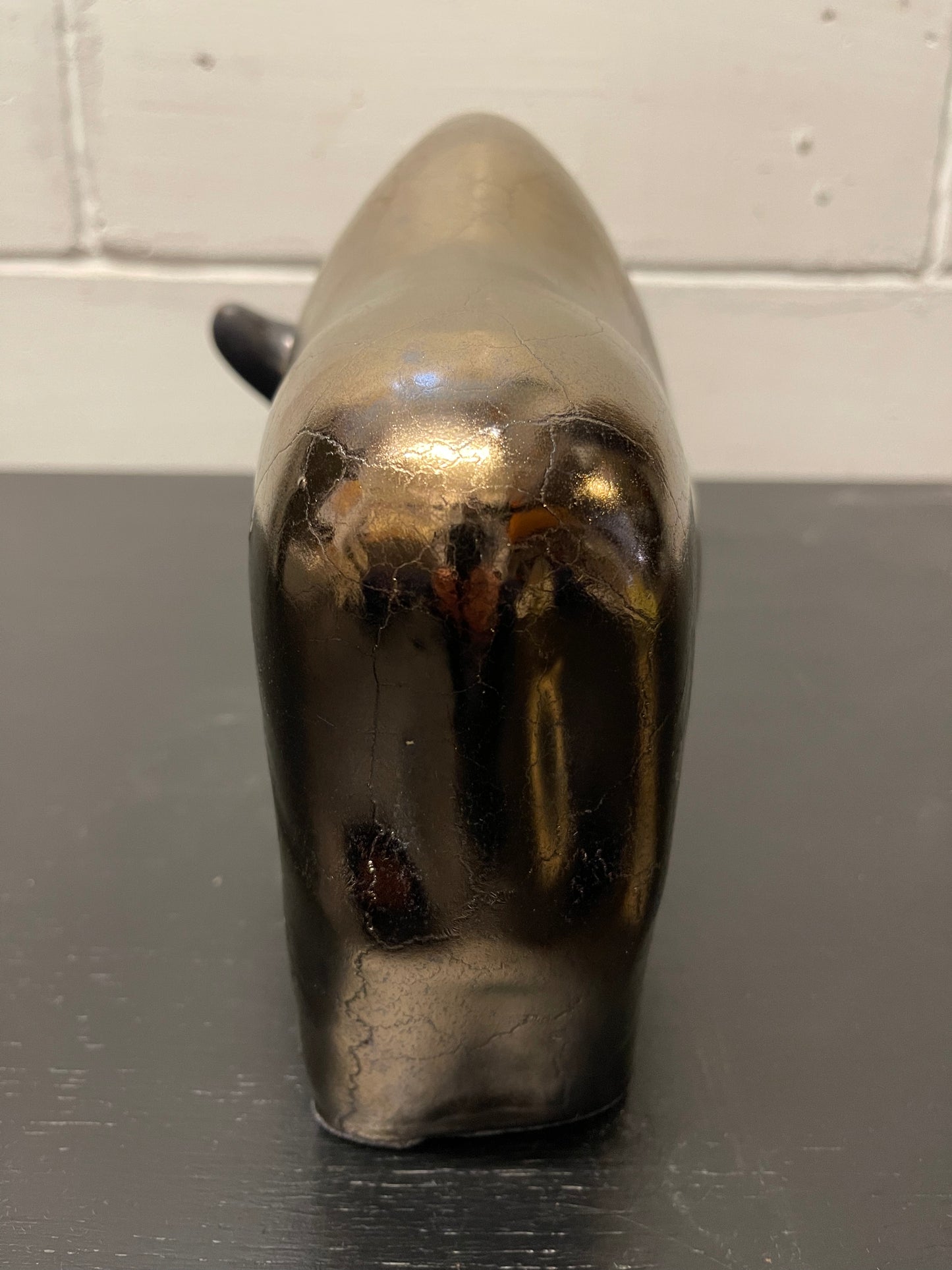 Otto Keramik Ceramic Bull West German Pottery Fat Lava