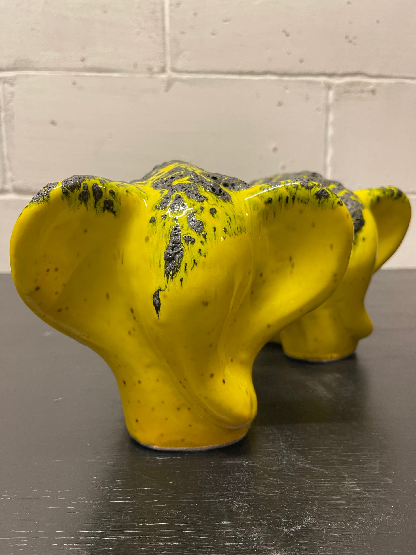 Otto Keramik Ceramic Elephant West German Pottery Fat Lava