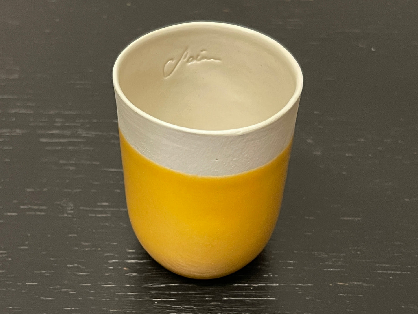 Hand Made Turkish Coffee / Espresso Cups By Renowned Design Ceramicist Saliha Kartal