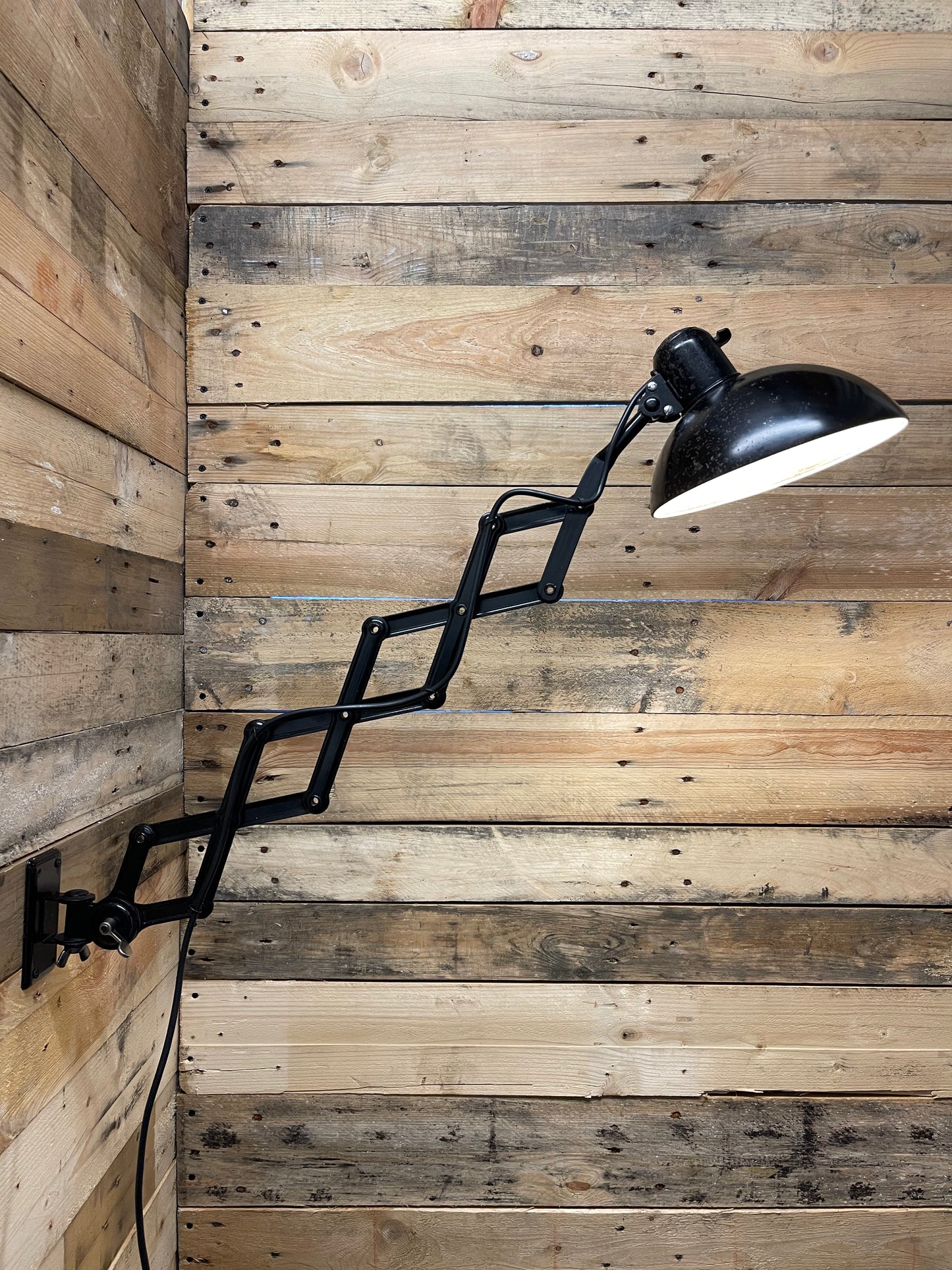 1930s Kaiser Idell Model 6718 Scissor Lamp