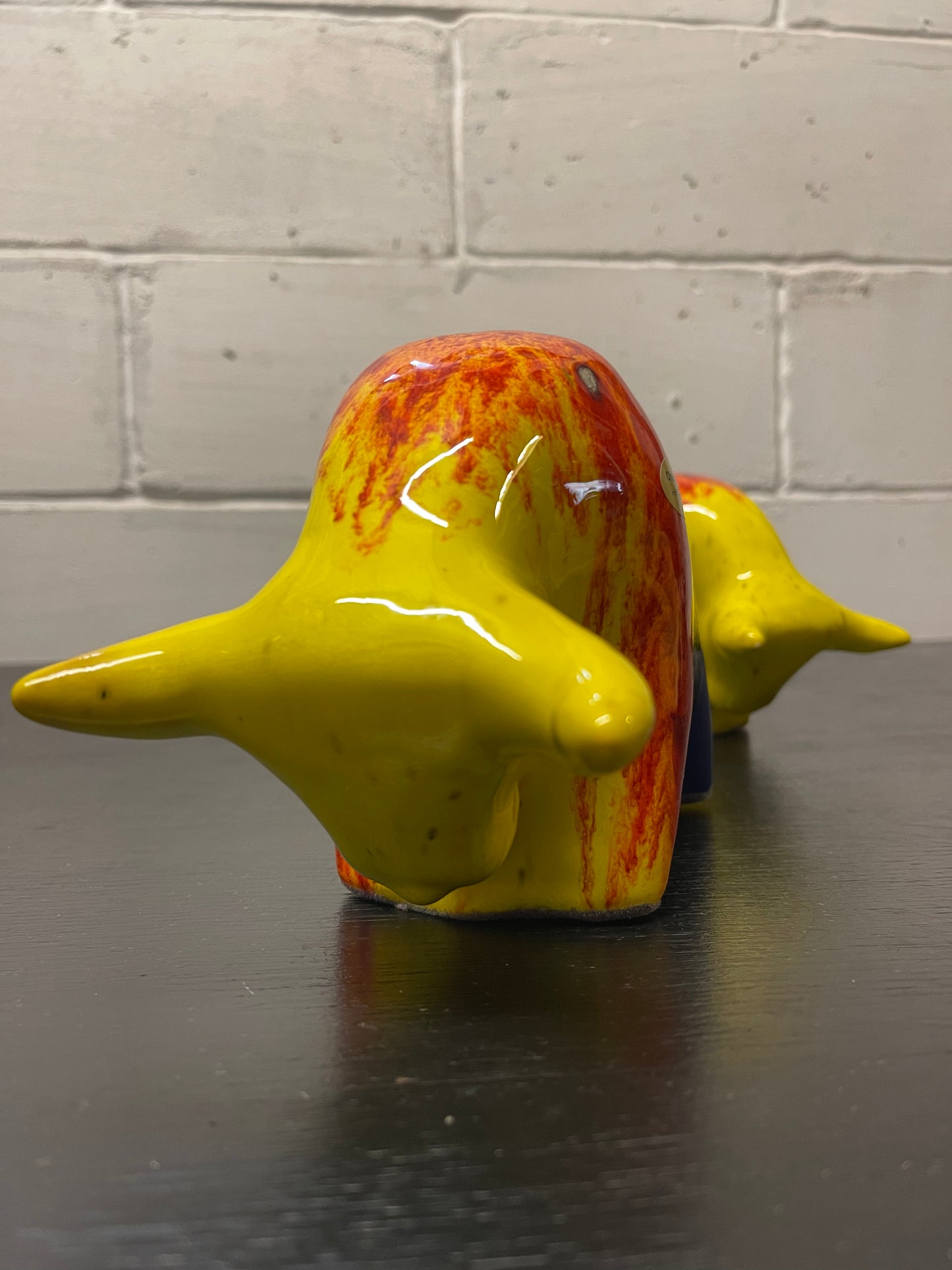 Otto Keramik Ceramic Bull West German Pottery Fat Lava