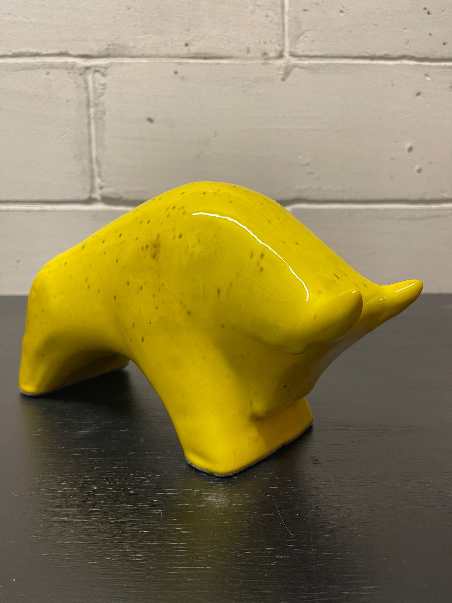 Otto Keramik Ceramic Bull West German Pottery Fat Lava