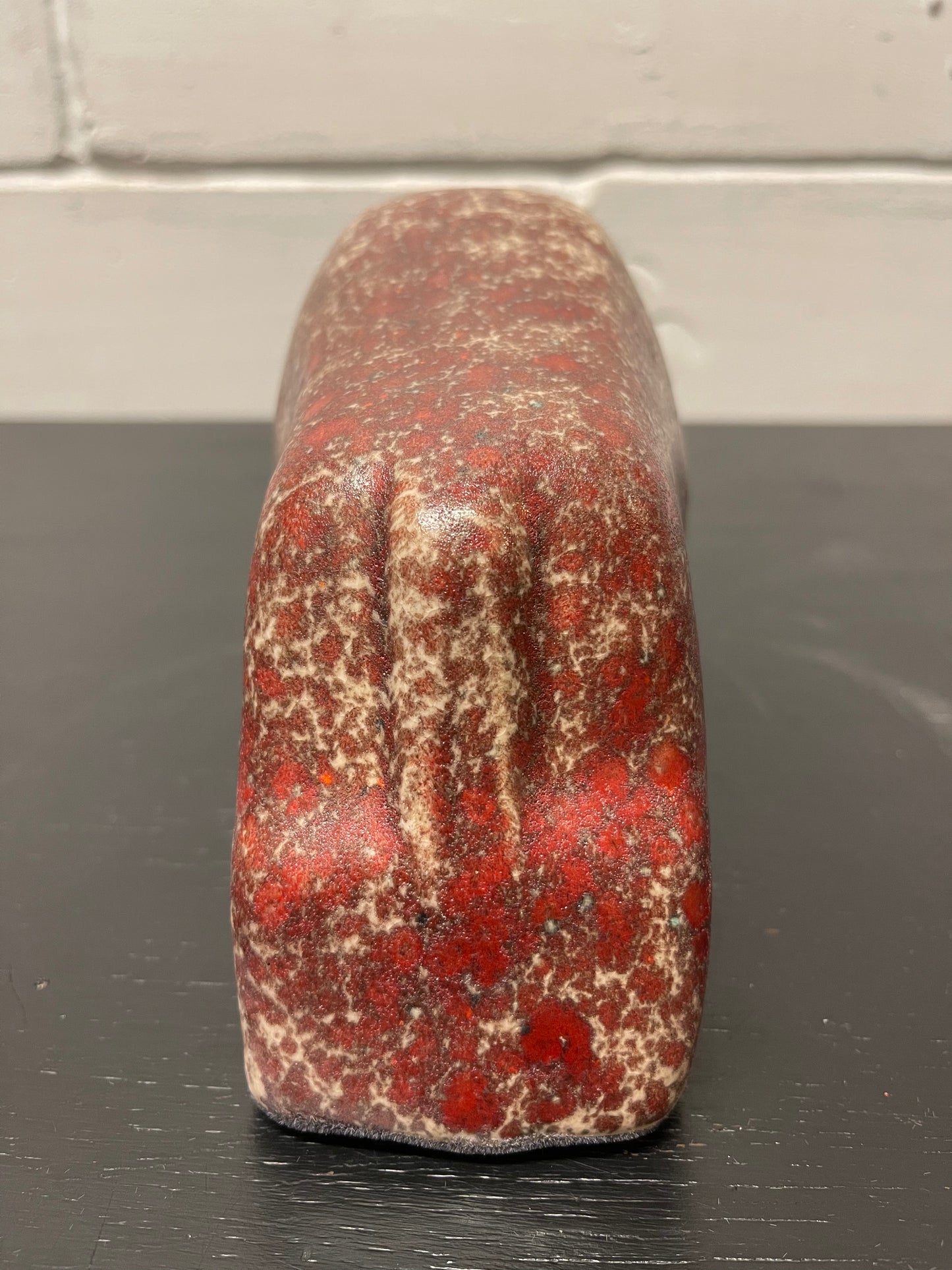 Otto Keramik Ceramic Bull West German Pottery Fat Lava
