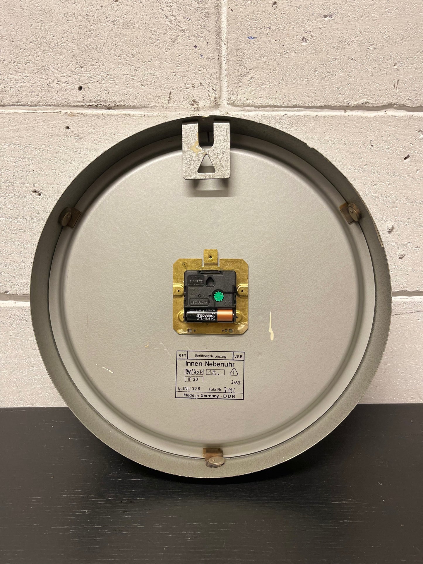 1960s East German Clock By GW ( Geratewerk Liepzig )