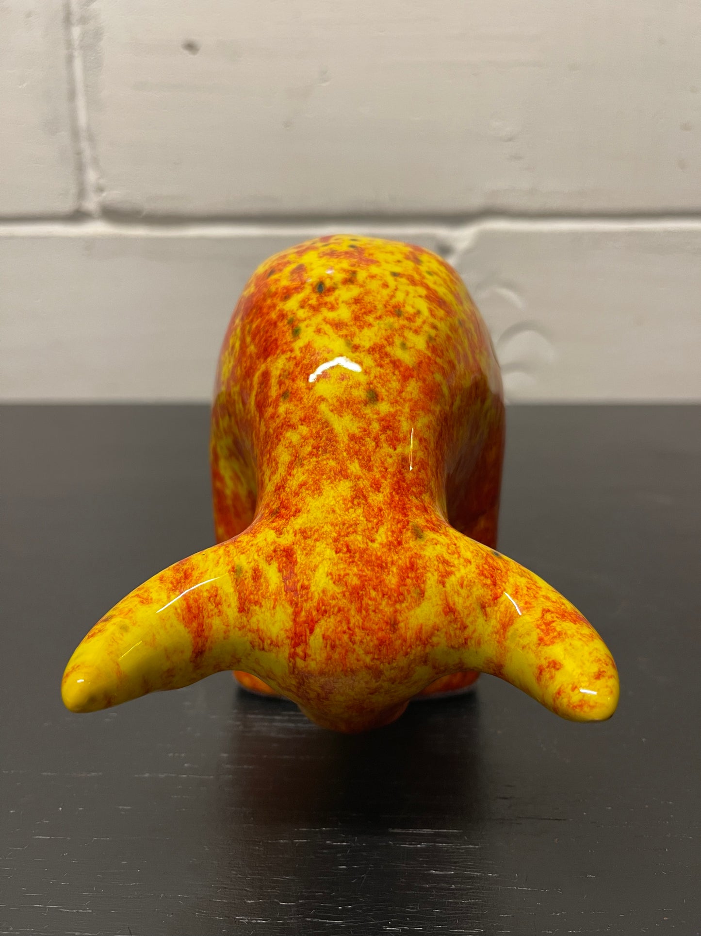 Otto Keramik Ceramic Bull West German Pottery Fat Lava
