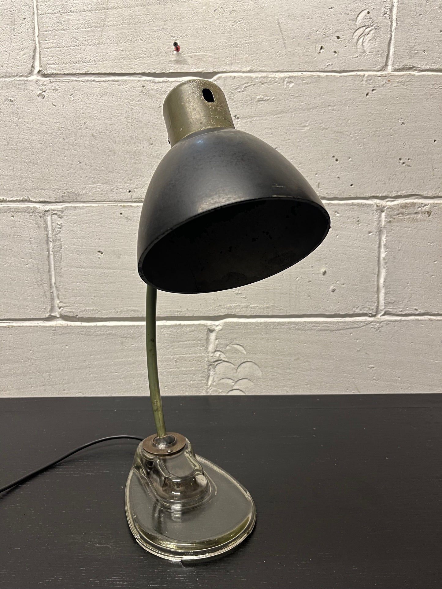 1940s Glass Base Model 1115 Table Lamp By Marianne Brandt For Kandem