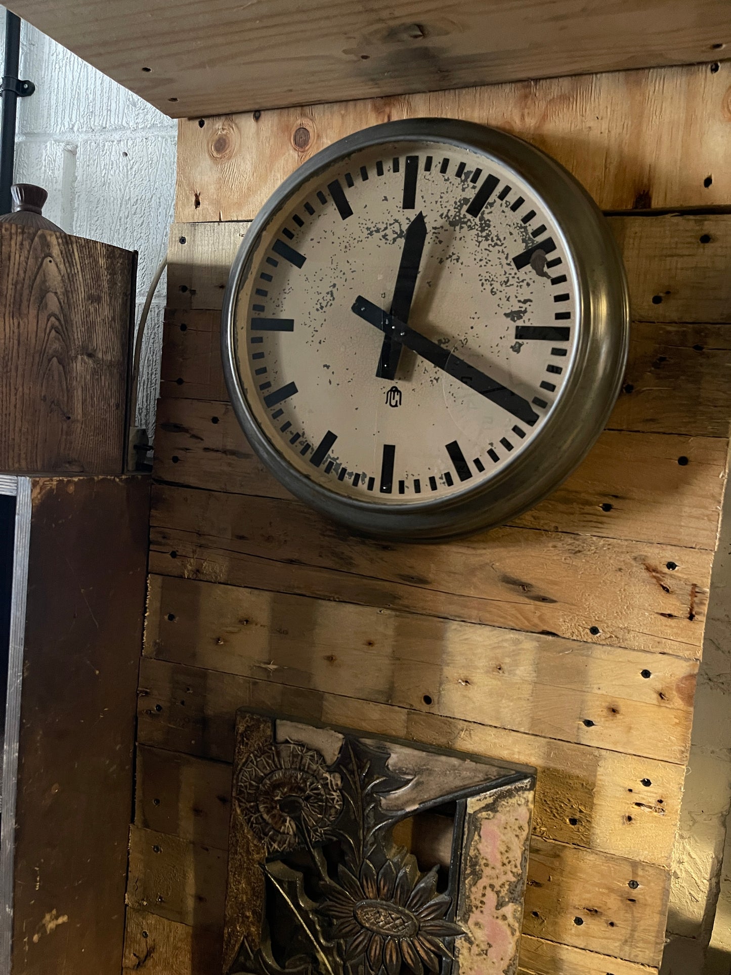 Early 1930s Swiss Railway Clock By GM