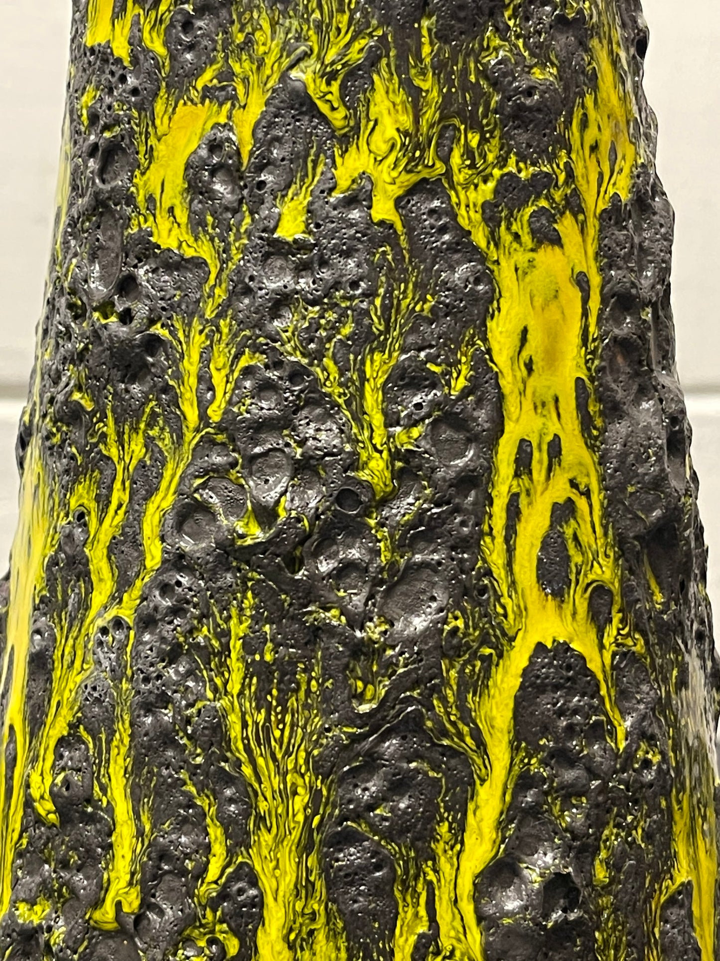 Otto Keramik Ceramic Fat Lava Vase West German Pottery