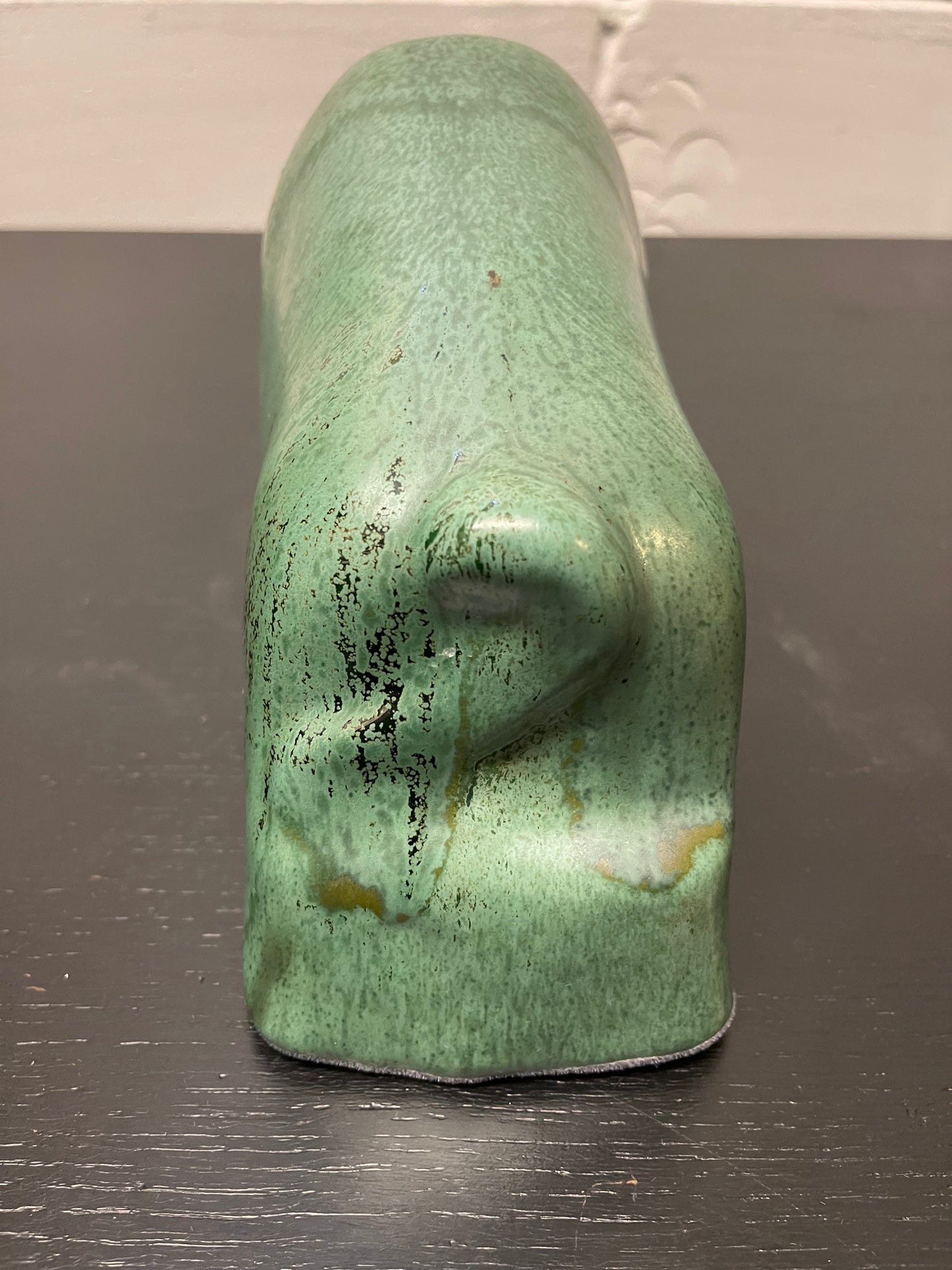 Otto Keramik Ceramic Bull West German Pottery Fat Lava