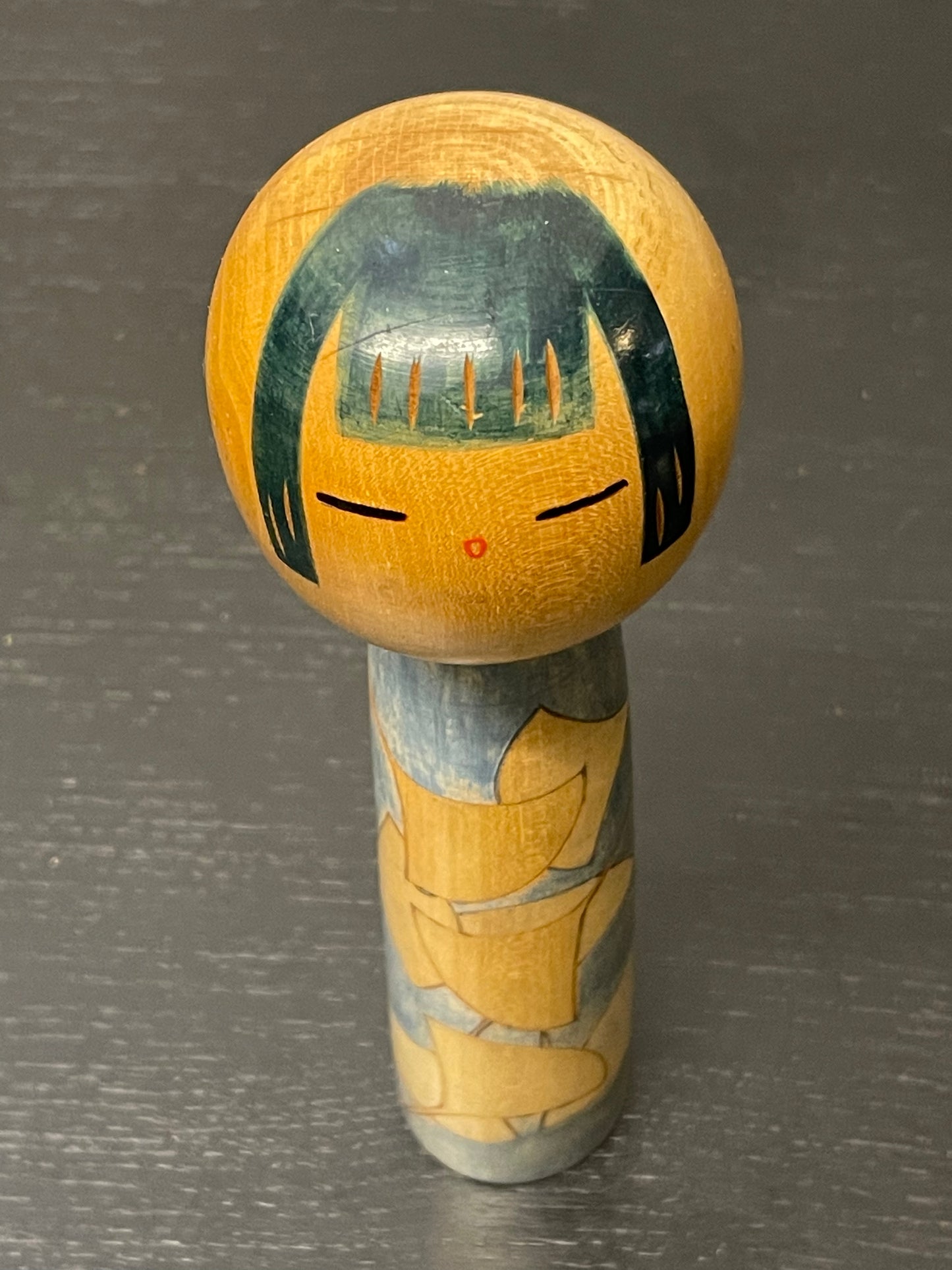 Vintage Creative Japanese Kokeshi Doll By Issetsu Kuribayashi