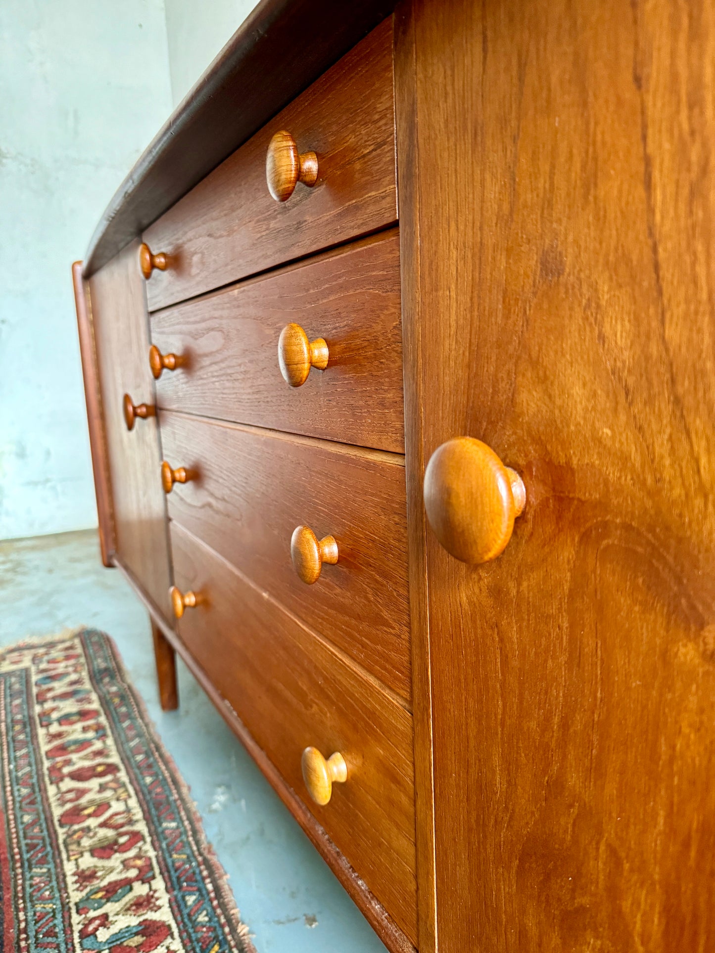 1950s Solid Afromosia & Teak Sideboard By John Herbert For A Younger Ltd