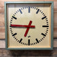 Large 1950's East German Industrial Factory Clocks By Elfema