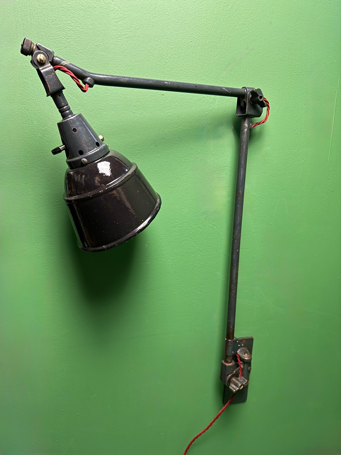1930s Wall Mounted Task Lamp By Curt Fischer For Midgard