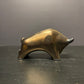 Otto Keramik Ceramic Bull West German Pottery Fat Lava