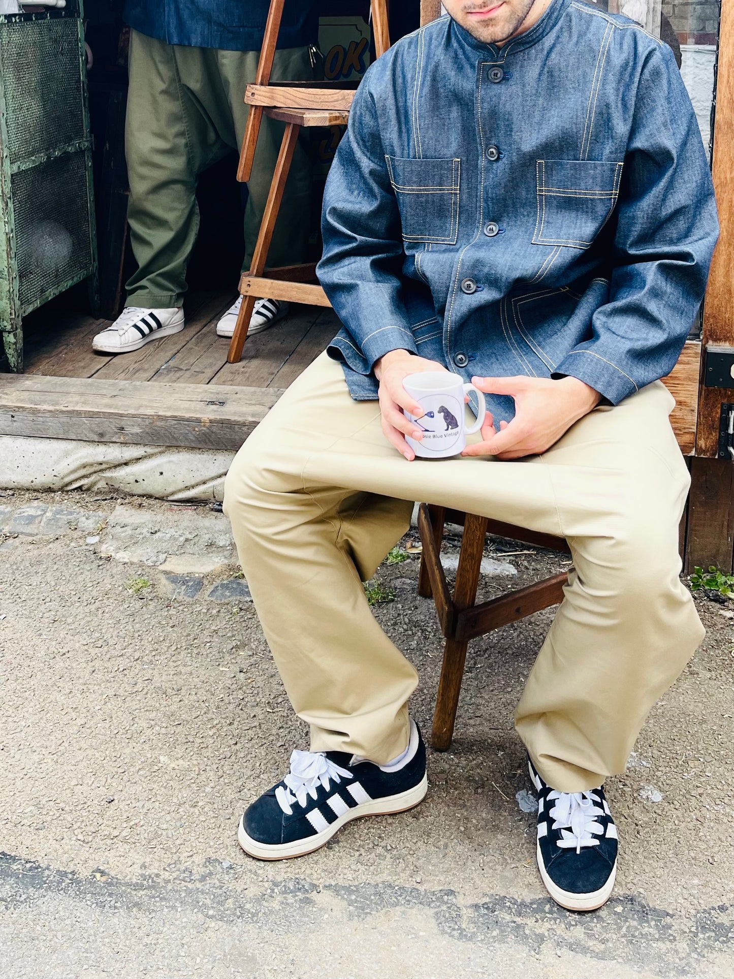 The 'Mintan' Made In London Classic Work Wear Denim Over Shirt