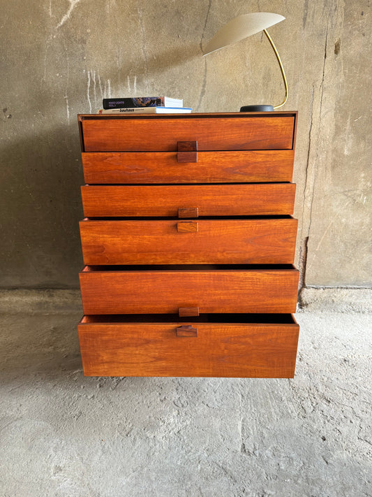 Vintage 1960s Tallboy / Chest Of Drawers By IB Kofod Larsen For G Plan