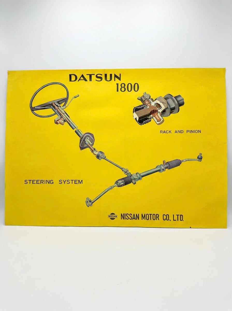 1960s Datsun 1800 Dealership Poster