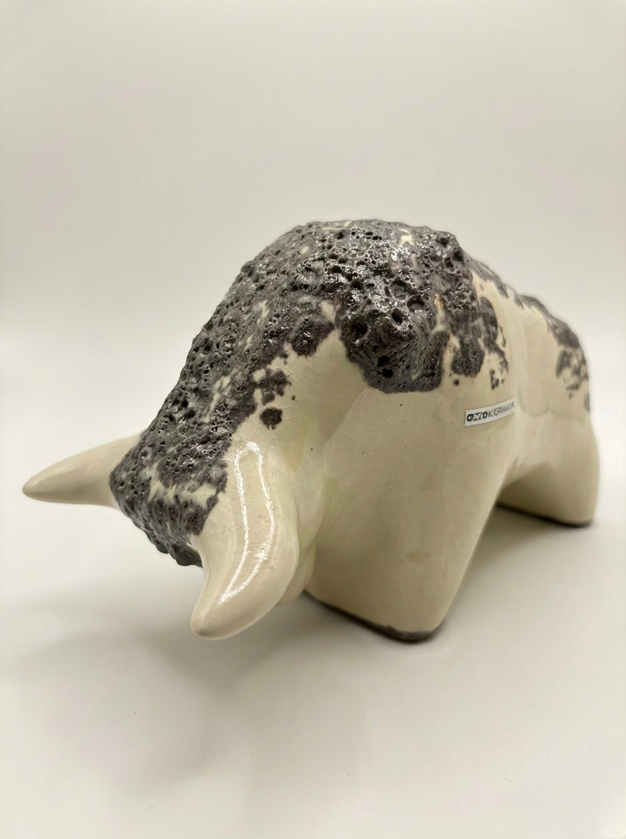 Otto Keramik Classic Ceramic Bull West German Pottery Fat Lava