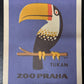 Limited Edition Czech Match Box Art Poster 173 of 240 Zoo Praha Toucan