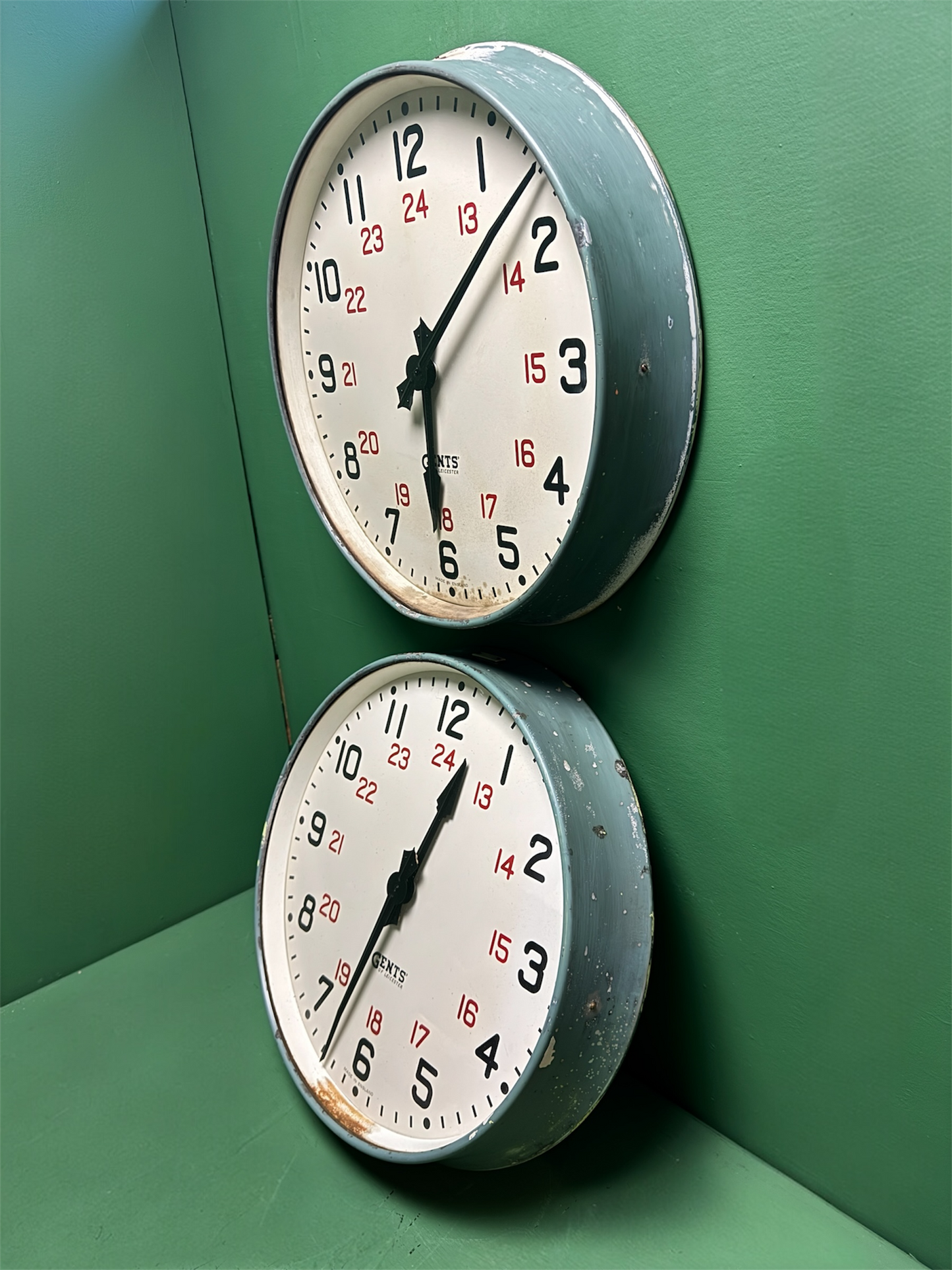 1950s Welsh Railway Clocks By Gents Of Leicester