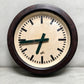 Large 1960's East German Industrial Factory Clocks By Elfema