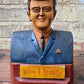 1960s Hand Carved President Kennedy Bust