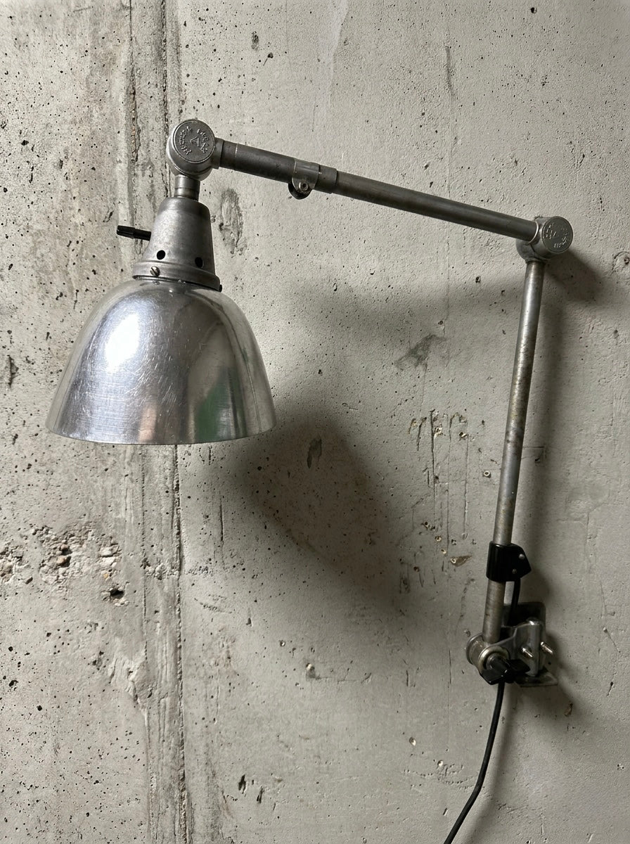 1950s Wall Mounted Task Lamp By Curt Fischer For Midgard