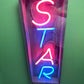 Circa 1980s ‘ STAR ‘ Neon Sign