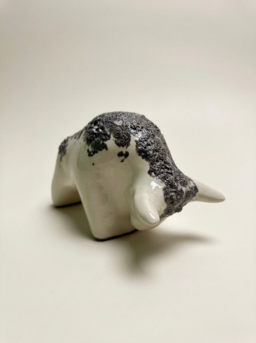Otto Keramik Classic Ceramic Bull West German Pottery Fat Lava