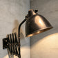 1940s Industrial Scissor Lamp By Helo Leuchten