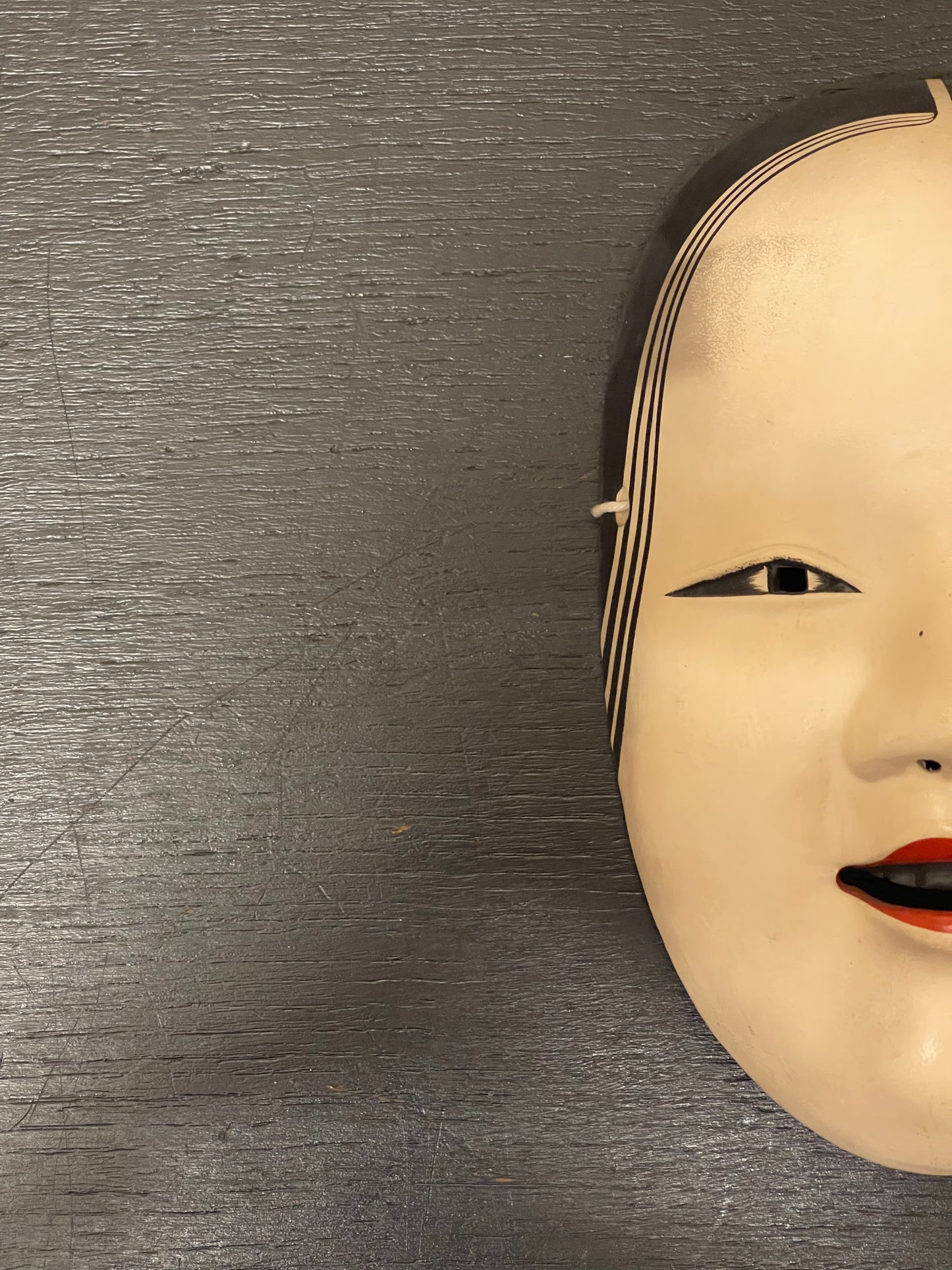 Vintage Japanese Noh Mask Of A Young Woman ( Waka-onna ) By Suzuki Nohin