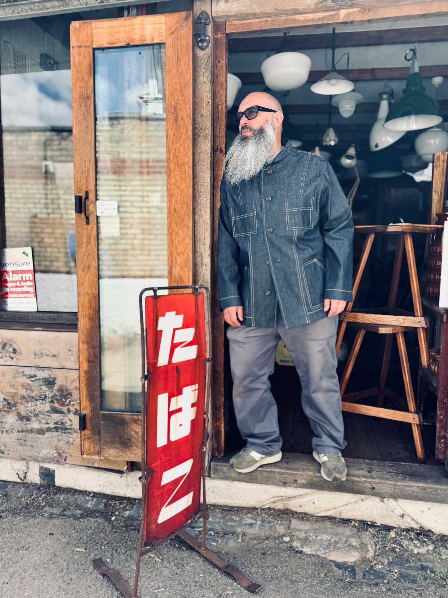 The 'Mintan' Made In London Classic Work Wear Denim Over Shirt