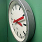 1970s East German Industrial Factory Clock By RFT