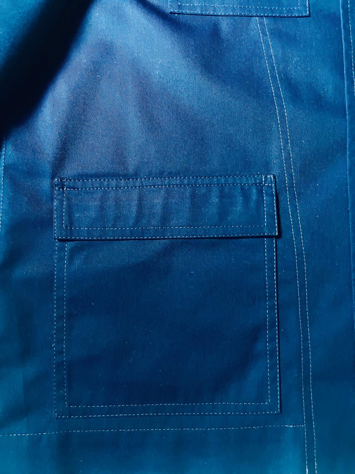 The 'Mintan' Made In London Classic Work Wear Drill Cotton Over Shirt