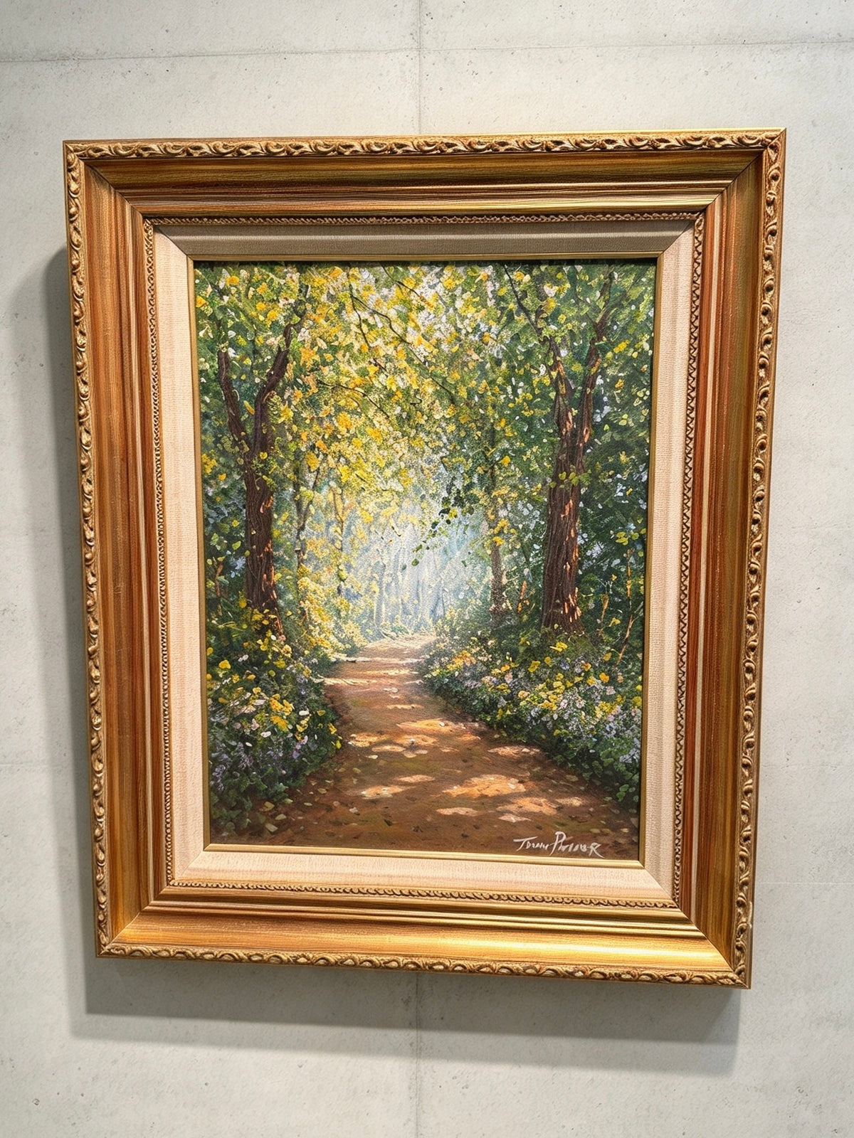 Framed Oil On Canvas British Painter John Palmer