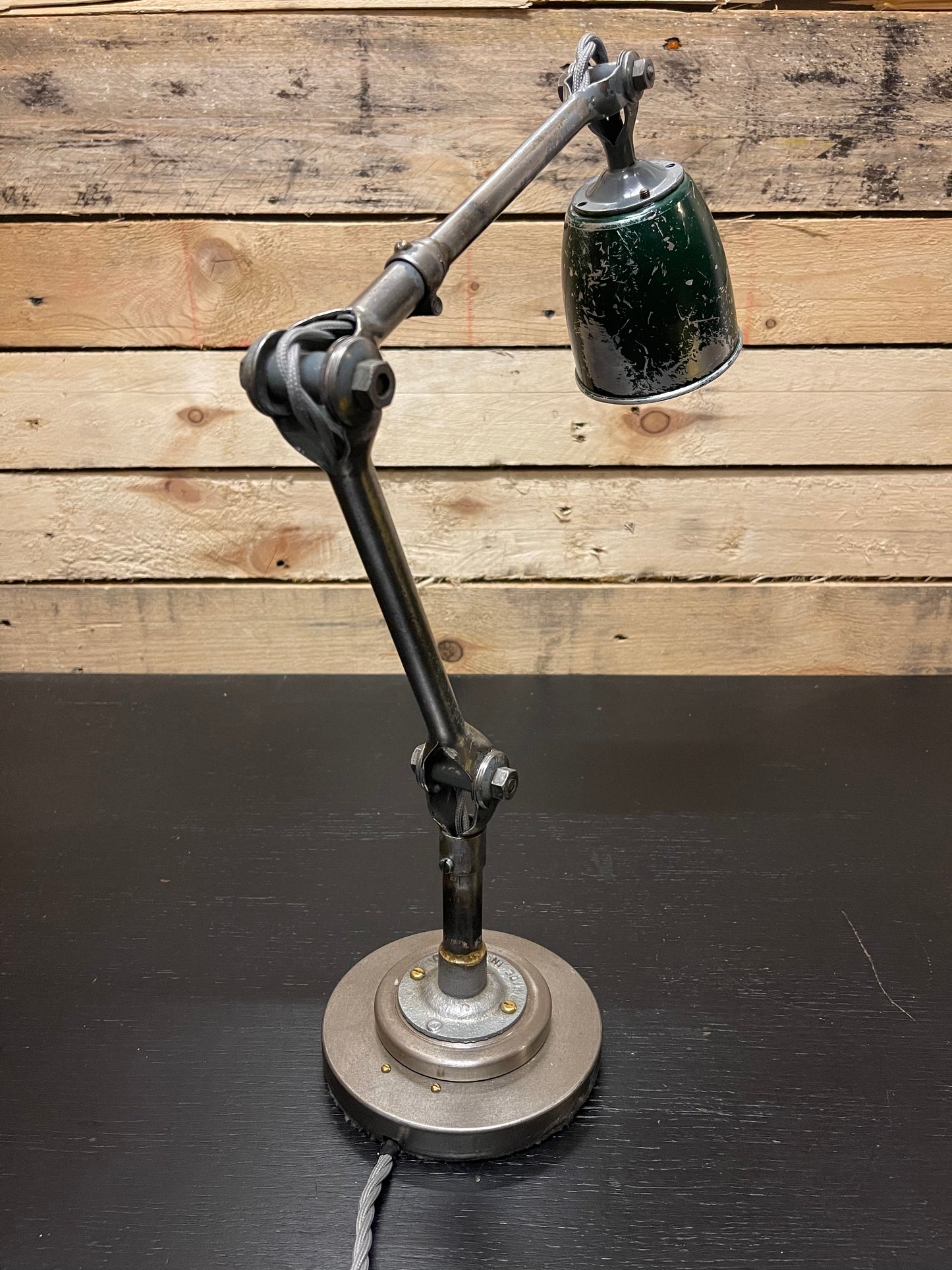 Rare 1930s Small Size Task Lamp By John Dugdill & Co