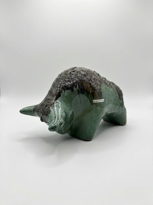 Otto Keramik Classic Ceramic Bull West German Pottery Fat Lava