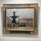 Framed Oil On Canvas Impressionist Painting Signed E.Waugh