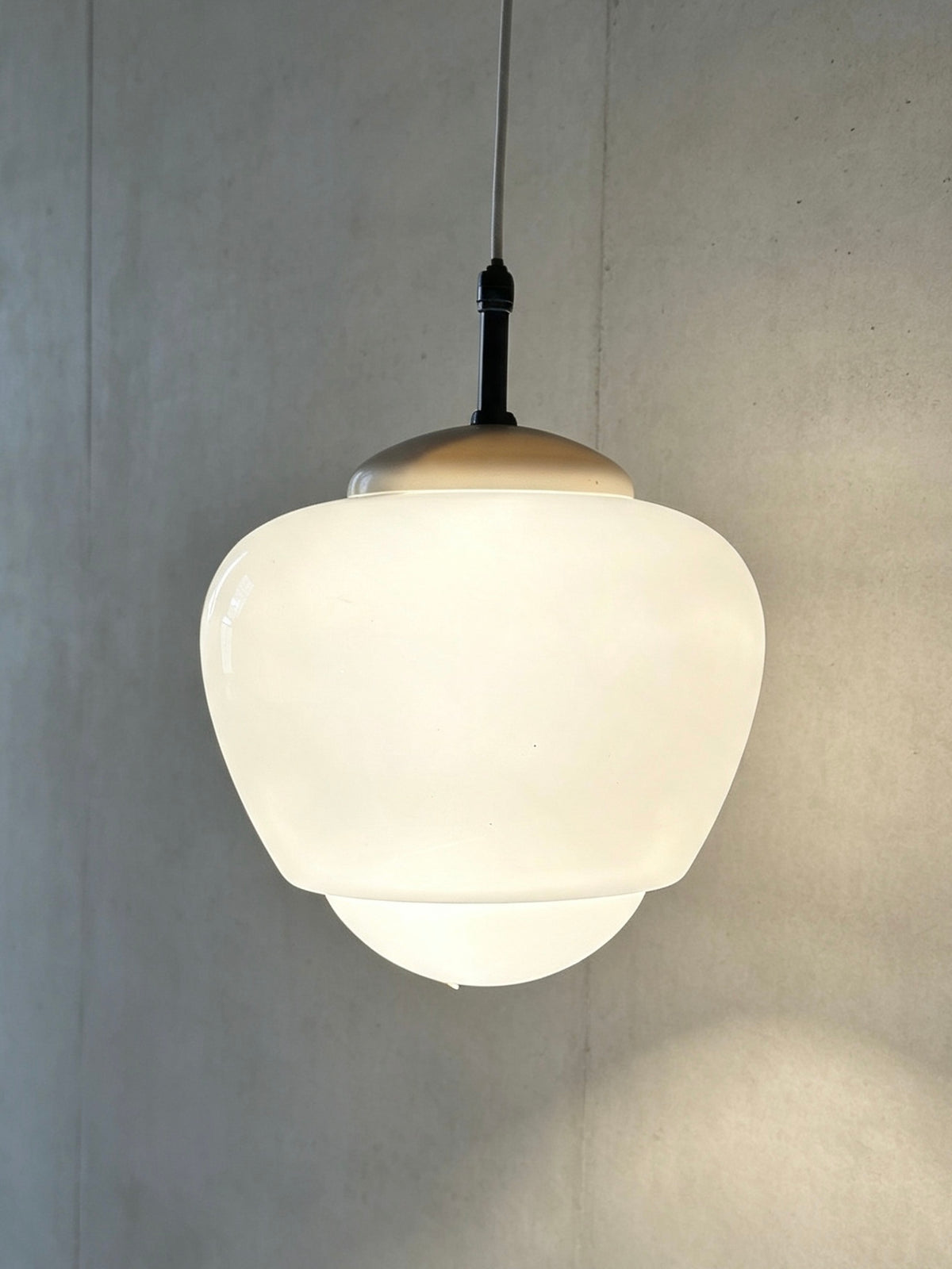 1960s Czech Opaline Pendant Light By Napako