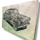 Vauxhall Viva Pen & Ink By Brian Hatton 1963