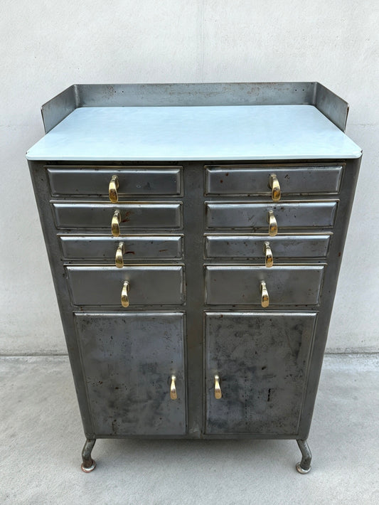 Early 1900s German Dentists Cabinet