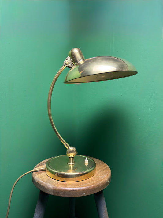 1930s Brass Kaiser Idell Model 6631 President Table Lamp