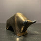 Otto Keramik Ceramic Bull West German Pottery Fat Lava