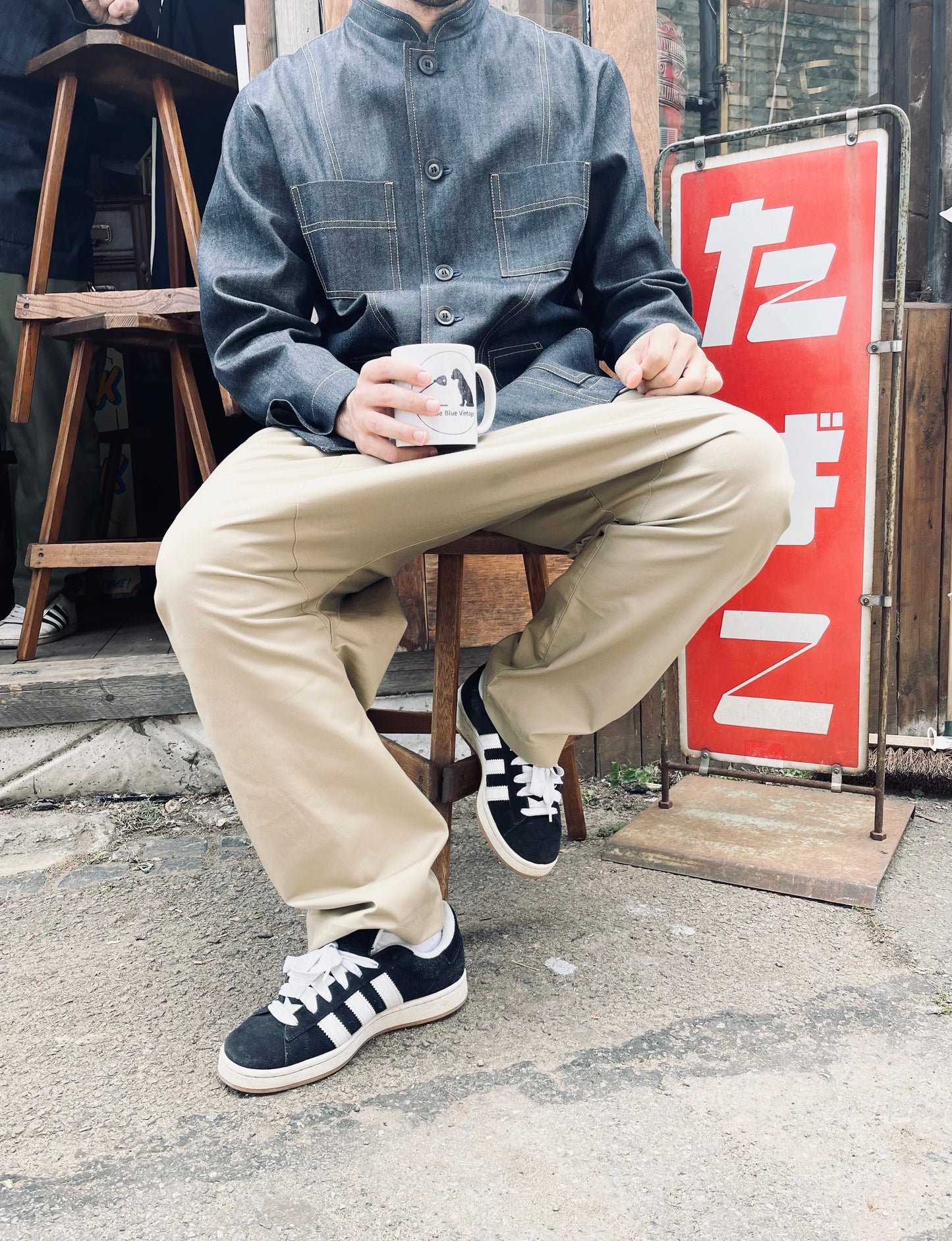 The 'Mintan' Made In London Classic Work Wear Denim Over Shirt